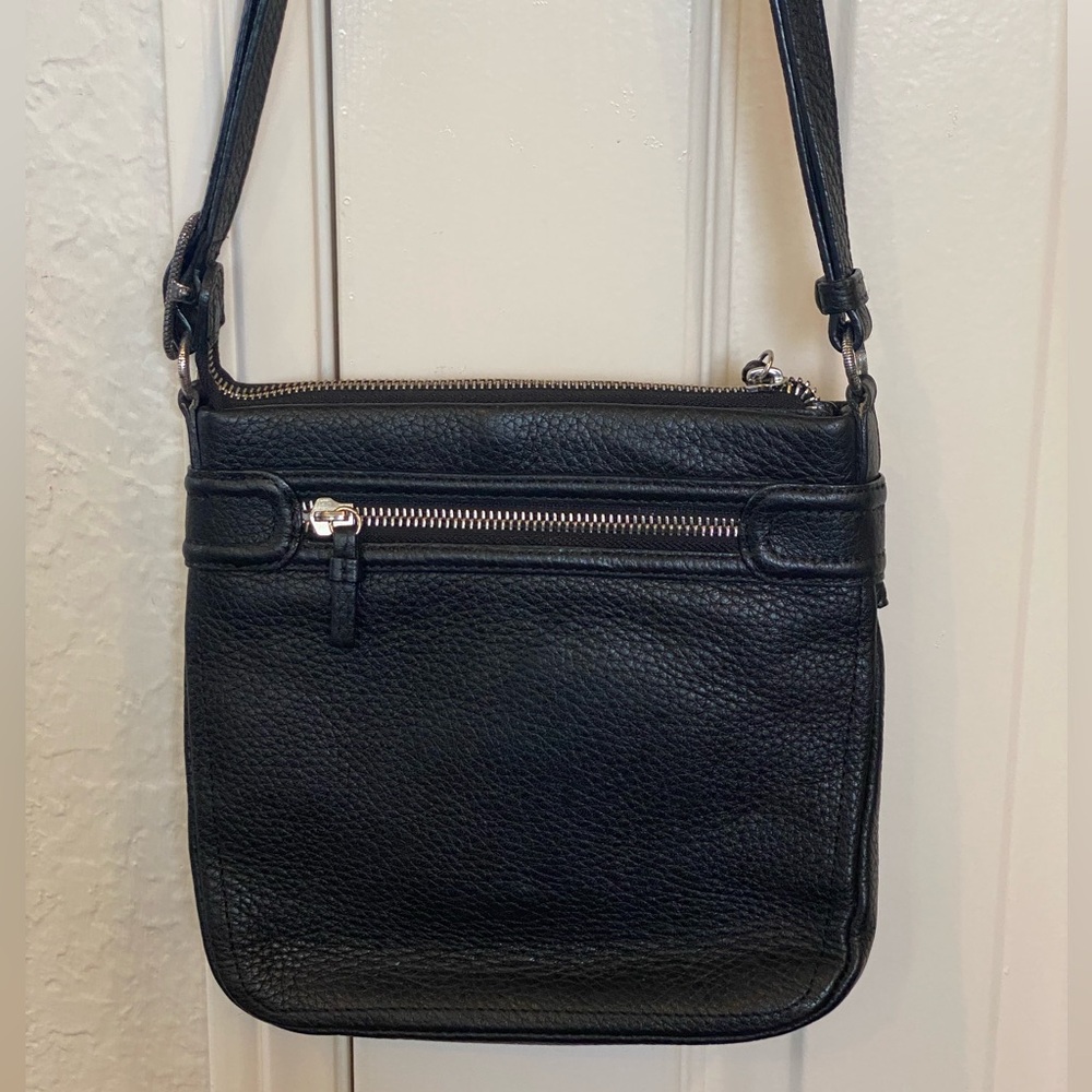 Brighton Crossbody with Ruffle Trim pebbled leather bag - Picture 15 of 15